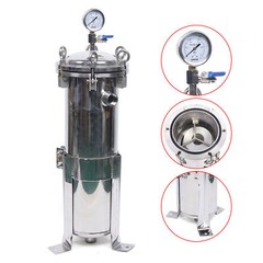 304 Stainless Steel Filter Bag Housing 150PSI High Pressure Filtration System