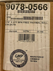 ICONEX 3-1/8 in x 273 ft Extra Long Thermal Paper Rolls (50/case)