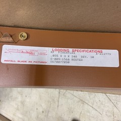 Kadant Doctor Blade .060” X 3” X 248” Berflex Dr Blade For Wire New In Box