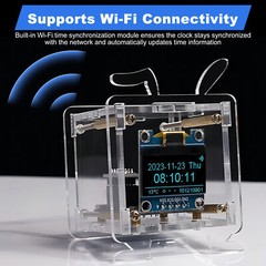 Digital Mini Clock DIY Kit Electronic Clock Teaching soldering Practice Kit