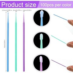 300Pcs Micro Applicator Brush,Touch up Paint Brushes for Automotive Paint Chip R