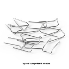 Dental Orthodontic Braces Kids Space Maintainer Band Kit with Wires #23 -#42