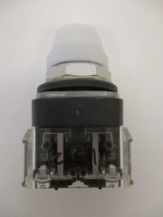 ALLEN BRADLEY 800T-Q24W, WHITE ILLUMINATED PILOT LIGHT, 30.5MM LAMP 757