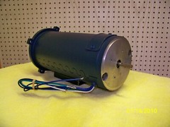 Leeson DC Motor, 1 HP, 3000 RPM, 0-120 VDC, TENV, 56CZ, Shaft Diameter- 5/8″
