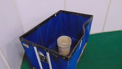 Vinyl Basket Truck – 54″ x 34″ x 37″ – Industrial Laundry Material Handling Cart