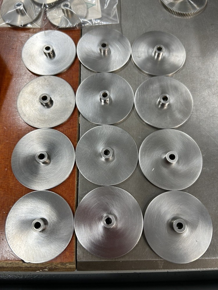 QTY 1 UNKNOWN MAKE .093” FACE STEEL GEAR BLANK 3/16” BORE +SET SCREW 2” DIAMETER