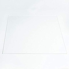 Clear Acrylic Sheet, Plexiglass Sheet, Dual Matte/Glossy 12″x19″