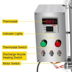 YK-15L Heating Mixing Filling Machine Stirring Tank Paste Lipstick Filler 4Gal