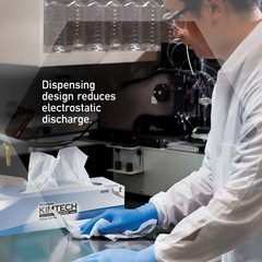 Kimtech Science Kimwipes Task Wipers 11.22 X 12.3 Inch 34705 1 Pack 120 Wipes