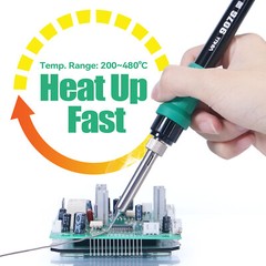 YIHUA 8786D-I Desoldering Gun Solder Iron Kit Hot Air Rework Soldering Station