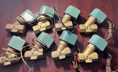 Lot of 2 each Asco 8222847 120V Steam Service Solenoid Valve (Box 26-047)