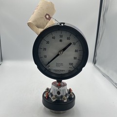 Ashcroft Duragauge 0-100 PSI Process Pressure Gauge w/ Diaphragm Seal New 1/2