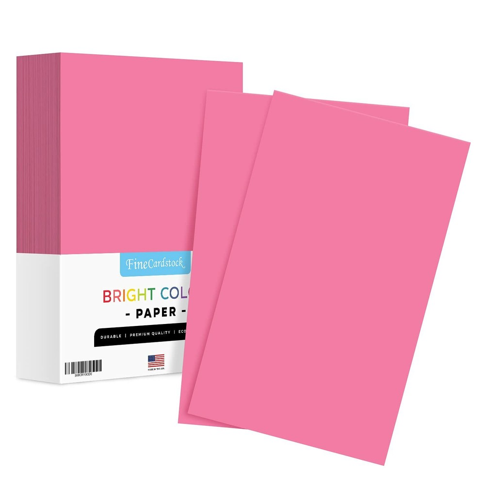 8.5 x 14 Ultra Fuchsia Color Paper, Legal Size, 24lb Bond (90gsm), 500 Sheets