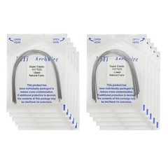 100pcs Dental Orthodontic Niti Arch Wire Natural Form Arches Round Rectangular