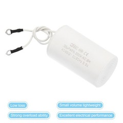 CBB60 35uF Running Capacitor AC250V 2 Wires 50/60Hz Cylinder 1.52×2.73inch