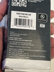 NEW Eaton Tamper Resistant TRGF15W White 15A 125V GFCI Receptacles Outlets NIB