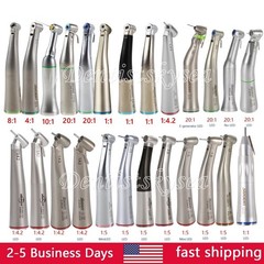 Dental LED Fiber Optic 20:1/1:1/1:5/1:4.2 Impalnt Contra Angle Handpiece