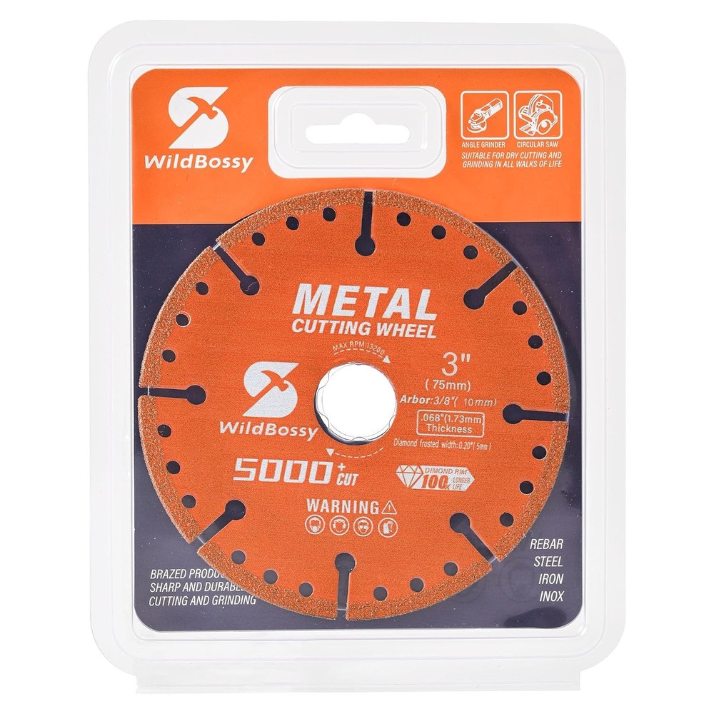 Diamond Cutting Wheel 3 Inch with 3/8″ Arbor Hole, Metal Cut Off Disc with 5000+