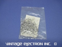 (100) MIAL Axial Lead Polystyrene Capacitors: 220pF 10% 1000V (Italy) FREE SHIP