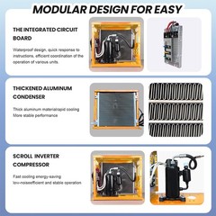 12V 11000BTU Car Hanging Air Conditioner A/C Kit For Car Truck Vehicle Universal