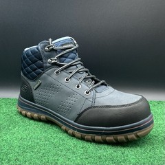 Women’s 8 M – Skechers McColl 108004-NVBK Navy Waterproof Comp Toe Work Boots