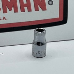 Craftsman 6mm Socket 1/4 Drive 6 Point Series VV 43502 Made in USA Vintage Tool