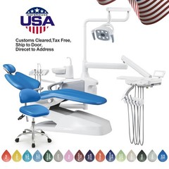 Unidad de Silla Dental Sillon Motor DC Cuero PU/Unidad Portatil Movil Entrega