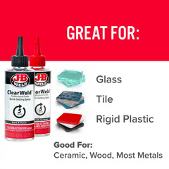 Clear Weld Pro 8 Oz. 2-Part Liquid Epoxy Free Shipping New