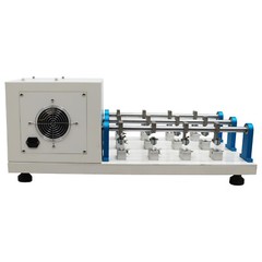 Leather Folding Resistance Testing Machine with 12 Sets of Fixtures 110V 400W