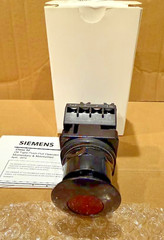 Siemens 52BP2D2AB Illuminated Push-Pull Switch 30 mm 1NO/1NC Mushroom Head