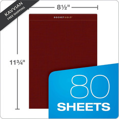 Tops Docket Gold – 1 Pad – Premium Weight Graph Paper, 8.5″ x True, White