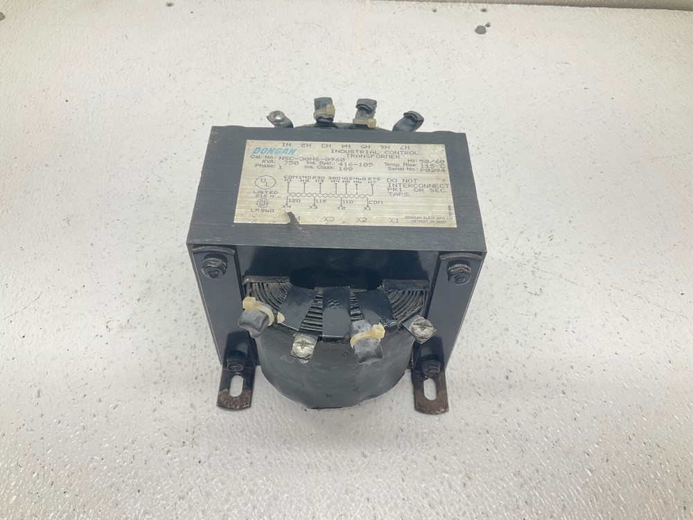 Dongan NSC-30H6-0960 Industrial Control Transformer 750 KVA 1 Phase NSC (TBI)
