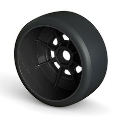 1/7 Goodyear NASCAR Truck BLTD Tires MTD 17mm F/R PRO1023410 RC Tire