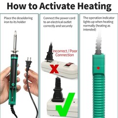 YIHUA 929D-V Electric Desoldering Soldering Iron Solder Sucker Desoldering…