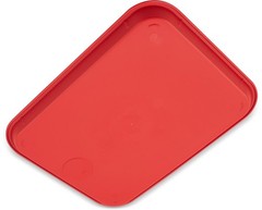 Carlisle FoodService Products Café Standard 13.9″ x 10.8″ x 0.8″, Red