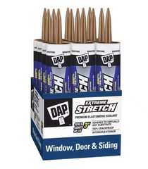 12 DAP Extreme Stretch ~ Wood Tone ~ Acrylic Urethane Sealant 10.1 oz ea. Case