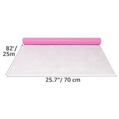 UOFFICE Colored Pastel Pink Kraft Paper Roll, 25.7 x 82′