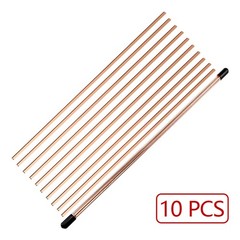 15% Silver Brazing Rods BCuP-5 10 Pcs for HVAC & Industrial Applications