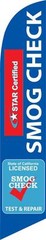 Smog Check Star Certified Repair 12ft Feather Banner Swooper Flag – FLAG ONLY