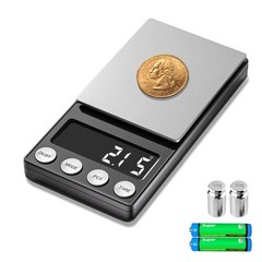 Digital Coin Scale, Gram Scale 0.01G Accuracy for Coin Collectors, Bank Tellers
