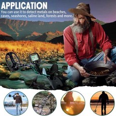 Metal Detector with 11″ Concentric Search Coil, 3 Accessories & 5 Year Warranty