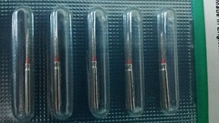 Superdent Diamond Dental Bur 862-012 Fine Flame Shaped Finishing England