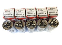 45+5 uf / MFD 370 VAC VOLTS ROUND DUAL RUN CAPACITOR, 50/60Hz 5 PCS.