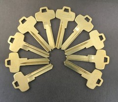 Lots of 2/5/10 Nickel Silver Key Blanks 1A1WD1 A1114WD Type for Best WD Keyway
