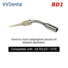 Ultrasonic Dental Scaler Implant Tips Cleaning Orthodontic Fit for SATELEC / DTE