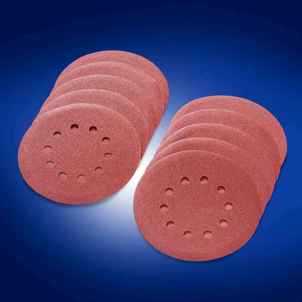 POWER PRO 2100 – 100 Grit, 9in. Sanding Discs – Set of 10 with Vent Holes