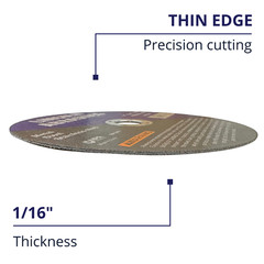 50 Pc 7″ x 1/16″ x 7/8″ Cut off Wheels Stainless Steel Metal Cutting Discs