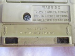 Fluke 8060A 4.5 Digit True RMS Multimeter With Leads Manual Works Fine Used