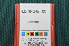 Qty 10 Sandvik RCKT 13 04 00-MM 2040 Carbide Milling Insert – Sealed