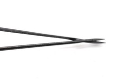 Aesculap FD771B NOIR Micro Scissors – Straight Bayonet, Serrated, Sharp, 250mm